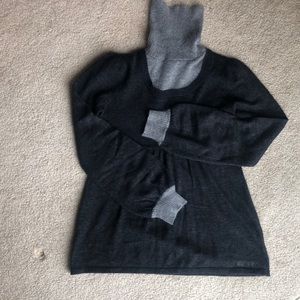 BCBG grey turtleneck